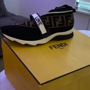 Fendi rockoko knit sneakers